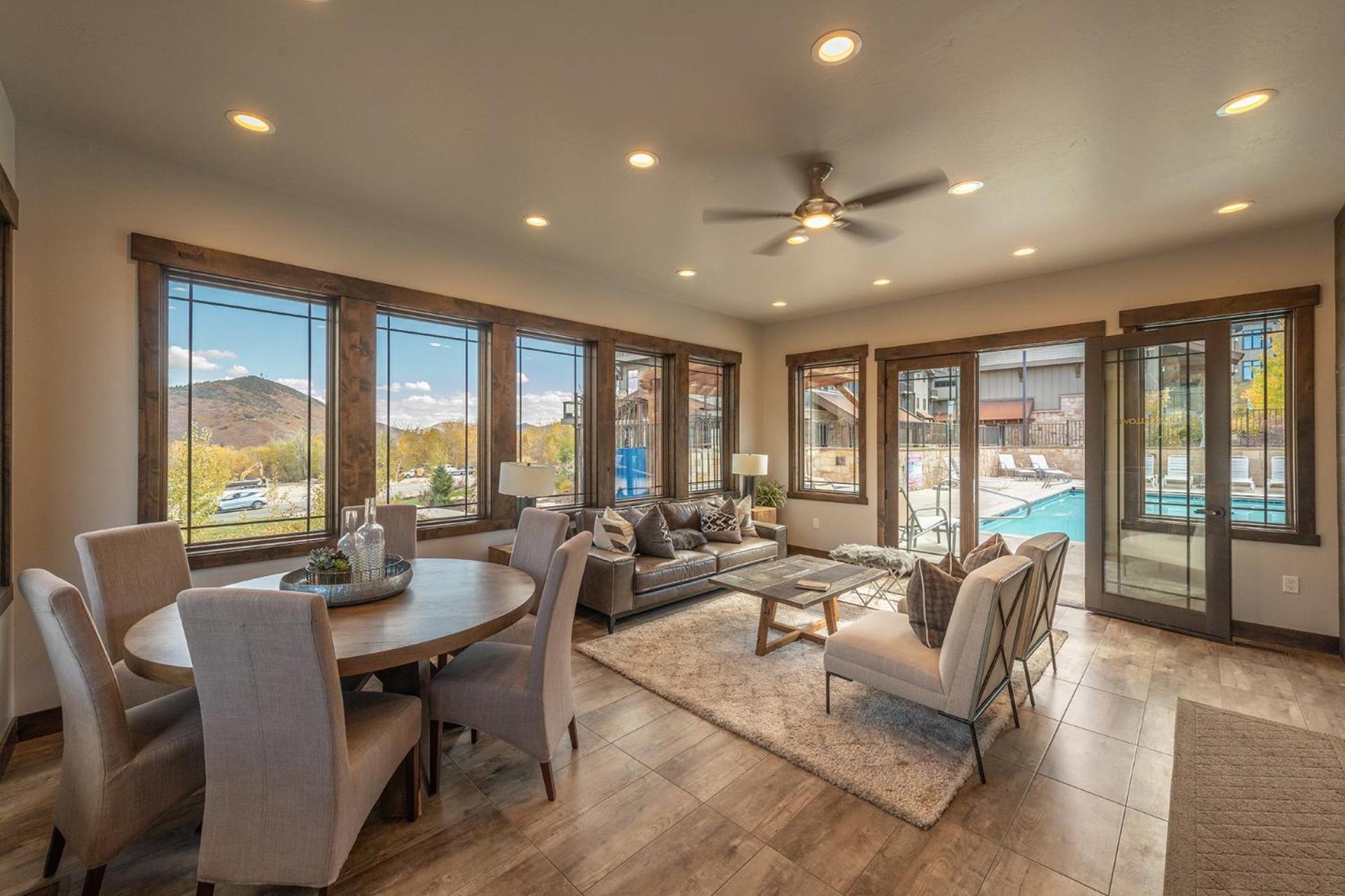 Blackstone Luxury 2Br, Walk To Skiing At Cabriolet, Mountain View, Shared Pool And Hot Tub, Gym Park City Exterior photo